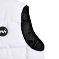 thumbnail image 3 of MADHERO Men's Lightweight Sleeveless Puffer Vest with Hood Water-Resistant Outdoor Vest Jacket White Size XL, 3 of 6