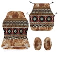 thumbnail image 7 of TSOVTHRID Aztec Tribal Paint Splatter Print Gaming Chair Cover with Armrest Cover Stretch Computer Chair Slipcovers with 2 PCS Armrest Covers Universal Chair Seat Protector with Elastic Bottom, 7 of 7