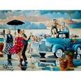 thumbnail image 3 of West, Ronald 18x15 Black Modern Framed Museum Art Print Titled - Beach Lambada I, 3 of 5