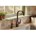 thumbnail image 4 of Moen Brantford Oil Rubbed Bronze One-Handle Kitchen Faucet, 4 of 7