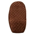thumbnail image 2 of Brown Motorcycle Scooter Moped Passenger Seat Cover Breathable Cushion XL, 2 of 8