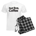 thumbnail image 6 of CafePress - But First Coffee Men's Light Pajamas - Men's Light Loose Fit Cotton Pajama Set, 6 of 7