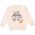 thumbnail image 2 of Inktastic I Love My Lil Brother to the Moon and Back Toddler Sweatshirt, 2 of 4