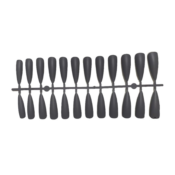 Qarigey Tabletas para mejorar las uñas, no susceptibles a las alergias, uña falsa, apariencia resistente a los arañazos, puntas de manicura, Type1 NO1