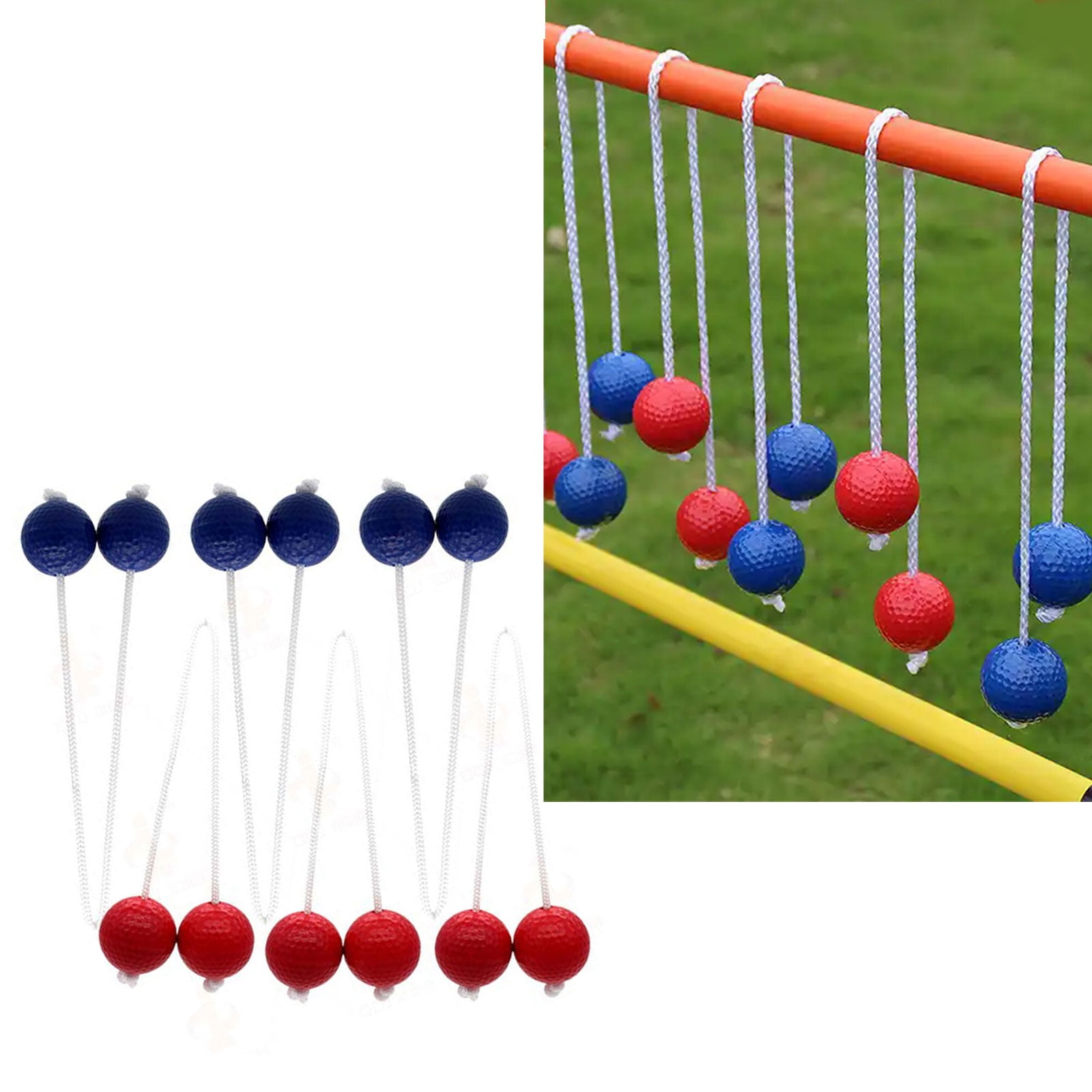 6Pcs Outdoor Lawns Yard Golfs Throwing Ladders Toss Game Replacement Hard Golfs Training Enduring