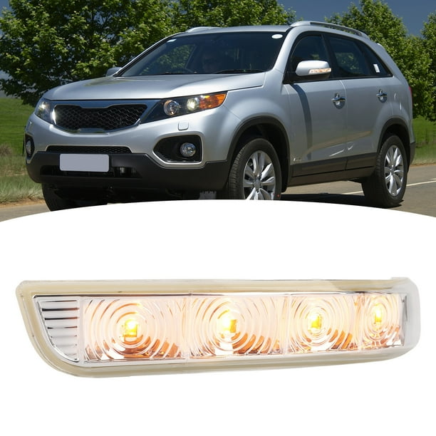 Lámpara de espejo Retrovisor, Reemplazo directo anti -avejecimento del espejo del espejo lateral luz brillante para el automóvil