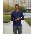 thumbnail image 4 of Real Essentials 3 & 5 Pack: Men's Mesh Quick Dry Athletic Long Sleeve T-Shirt UPF SPF UV Sun (Available In Big & Tall), 4 of 4