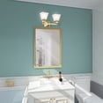 thumbnail image 4 of Livex Lighting Mission 2 Bath Light in Polished Brass, 4 of 12