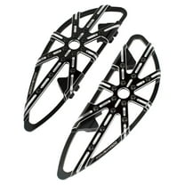 Arlen Ness 10-Gauge Black Floorboards (06-861)