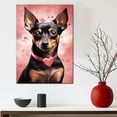 thumbnail image 3 of Manchester Terrier Dogs Wall Art, Lovely Dog Canvas Art, Home living room décor, Pets Canvas - Dog Gift Valentines Day for Him and Her, 3 of 4