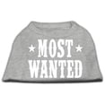 thumbnail image 1 of Most Wanted Screen Print Shirt Grey Xs (8), 1 of 1