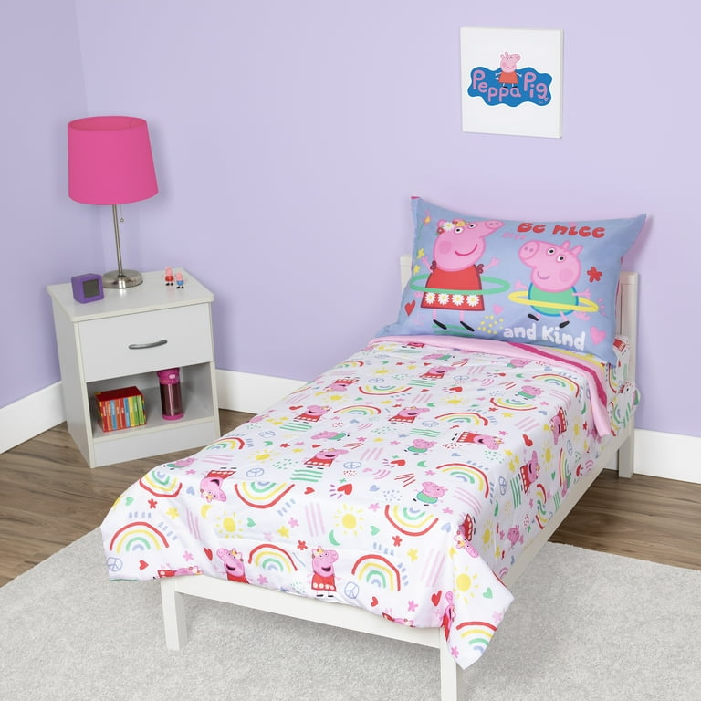 Peppa pig top crib set