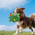 thumbnail image 3 of Interactive Plush Ball Dog Cat Toy with Bell Bite Resistant Soft Chew Toy for Indoor Play Small Medium Pets Lightweight Fetch Training Ball Grey 1 Pc, 3 of 7