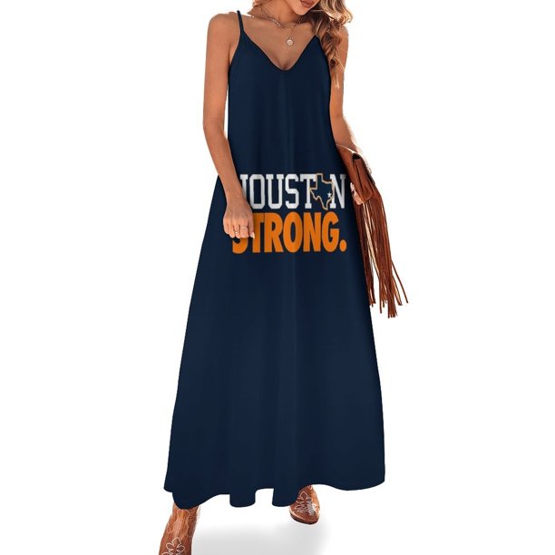 HOUSTON STRONG. Vestido sin mangas, vestido de lujo, vestidos de lujo, vestido largo para mujer, vestido de noche de verano para mujer