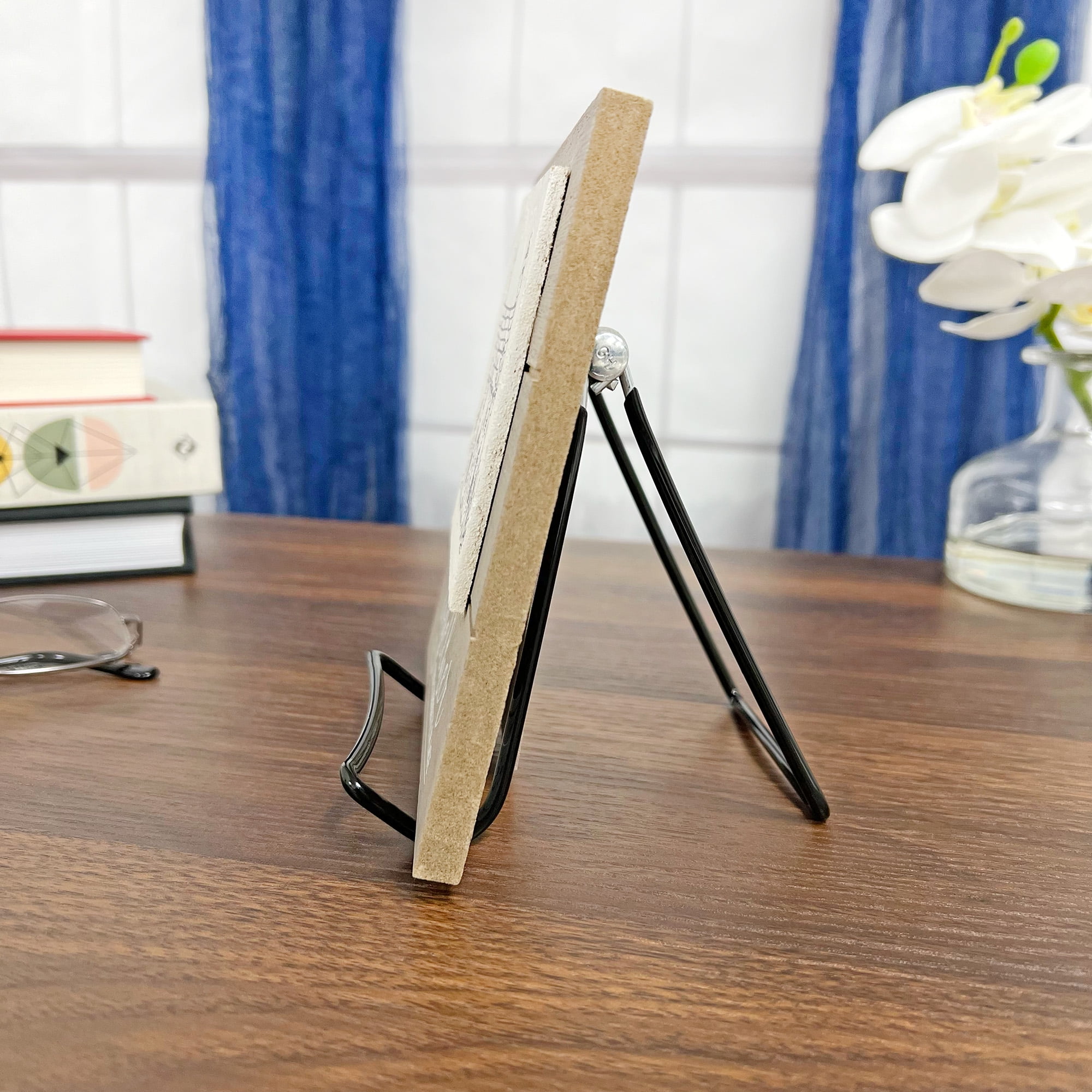 Gibson Holders 2A Adjustable Black Wire Display Easel, 3.625" W x 4" D x 4.5" H, Pack of 12