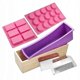 thumbnail image 3 of Loaf Soap Mold, Rectangular Round Silicone Cake Mold Fondant Chocolate, 3 of 5