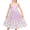 Purple, variant on White Flower Girls Dress Sleeveless Lace Tulle Pearl And Rhinestone Embellished With Wrist Cuffs 8 Years