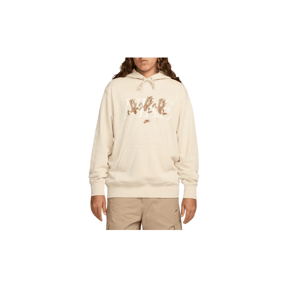 NIKE MENS Club French Terry Hoodie "SAIL / BROWN" HJ2177 234 HJ2177 234 from Stadium Goods