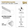 thumbnail image 4 of Pack of 3,Glass Screen Protector for Samsung Galaxy A21s, 0.33mm Ultra Transparent, Ultra Resistant Tempered Glass, 4 of 4