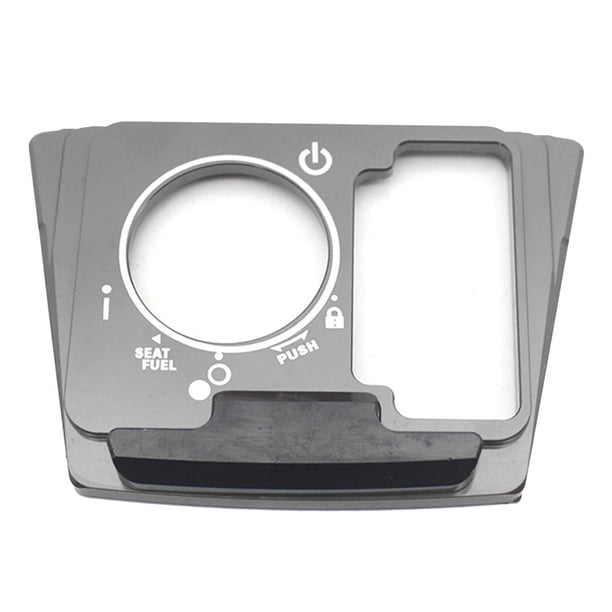 Protector de marco de cubierta de interruptor de bloqueo eléctrico para Honda Forza 125 250 300 MF13 parte Gris Baoblaze Cubierta del interruptor de bloqueo eléctrico