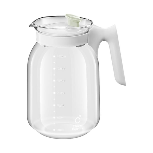 Jarra de agua de vidrio, jarra de gran capacidad, jarra de té, botella de agua fría, dispensador de agua fría