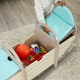 thumbnail image 4 of Little Tikes Child Stylish Teeter Totter Storage Bench, Wooden Multicolor, 4 of 6