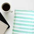 thumbnail image 6 of Pack It Chic - 10X13 (100 Pack) Teal Watercolor Stripes Poly Mailer Envelope Plastic Custom Mailing & Shipping Bags - Self Seal, 6 of 6