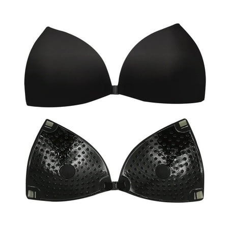 Women s Sticky Detachable Strap Backless Bra Self Adhesive Invisible Push Up Bra
