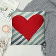 thumbnail image 2 of Nawypu  Heart Pillow Covers Envelope Lumbar Pillow Cover Valentine's Day Pillow Cover Red Pink Heart Polka Dots Pillow Case for Sofa Home Valentine's Holiday Decor, 2 of 5