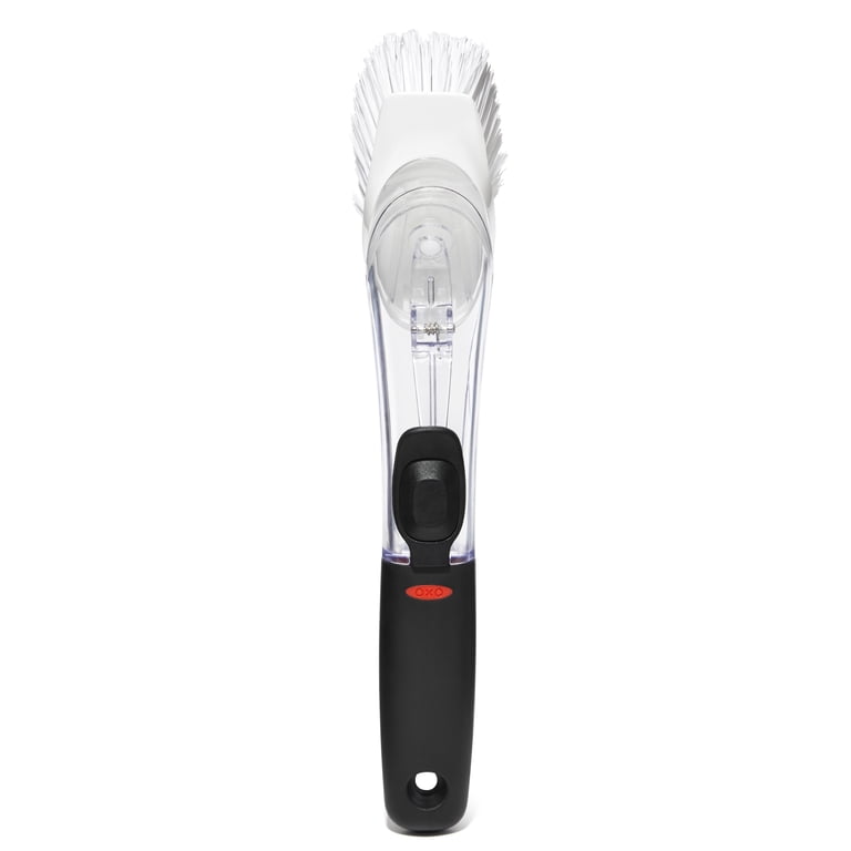 OXO Soap Dispenser Dish Brush, Lever Action photo 1