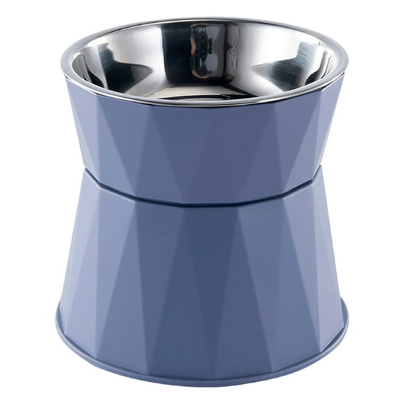 Dog Bowl Raised Cat Food Water Bowls with Detachable Elevated Stand Pet Stainless Steel Feeder Bowl No-Spill Anti Slip