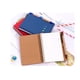 thumbnail image 2 of Cuaderno en espiral con bolígrafos, cuaderno de negocios, cuadernos de 4 piezas, cuadernos de notas con índice de notas adhesivas, cuadernos de notas de colores, 4,7x3,5 pulgadas, 70 hojas con flinado Afortunado Sencillez, 2 of 4