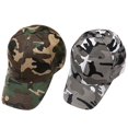 thumbnail image 2 of Gorra de camuflaje de moda para hombres y mujeres, gorra de béisbol deportiva de moda para entrenamiento militar al aire libre, protección solar, 2 of 6