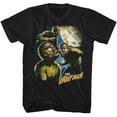 thumbnail image 1 of Universal Monsters Three Wolfman Moon Black Adult T-Shirt S, 1 of 2