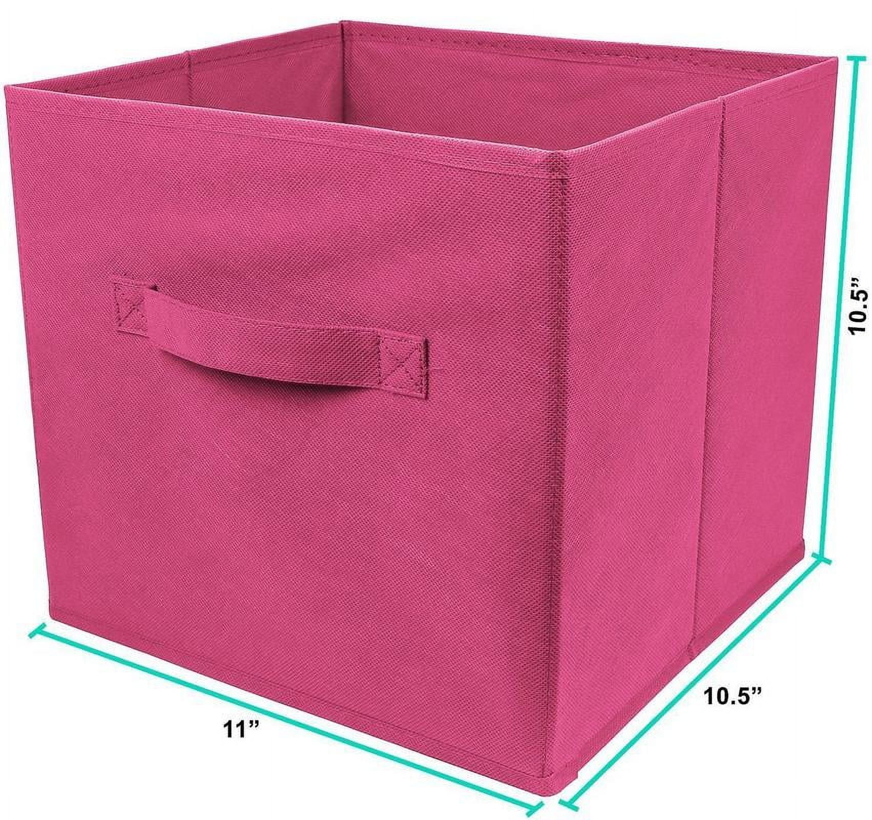 voten Storage Cubes Baskets Bins Organizer 11x11x11'' Fit 12x12''Cube Storage  Organizer Bookcases Shelf,Durable Woven Cotton Storage Basket for  Organizing,Round 3Pack Pink - Yahoo Shopping