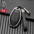 thumbnail image 4 of Car Key Case Cover Key Bag For Chery X70 x95 x90 Accessories Car-Styling Auto Protect Set Keychain Holder Shell Alloy Protection, 4 of 17