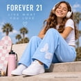 thumbnail image 7 of Forever 21 Girls Sweatpants Cotton Blend Fleece Wide Leg Baggy Pants with Pockets and Elastic Waistband, 7 of 7