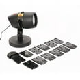 thumbnail image 3 of Halloween Christmas Snowflake Projection Lights LED 12 Card Garden Lights Outdoor Waterproof Patio Ground Plug Lights, 3 of 6