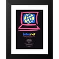 thumbnail image 2 of National Institutes of Health 11x14 Black Modern Framed Museum Art Print Titled - Internet Today and Tomorrow (1994), 2 of 5