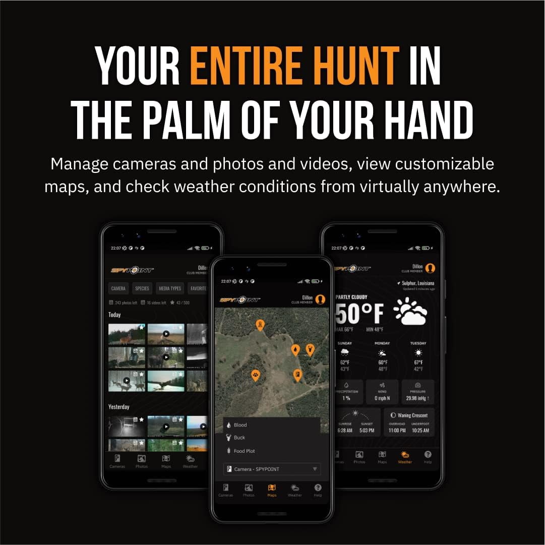 SPYPOINT FLEX G-36-Twin Camo | Cellular Hunting Trail Camera | 36MP, 1080p Video w/ Sound, 0.3s Trigger, 100ft Range