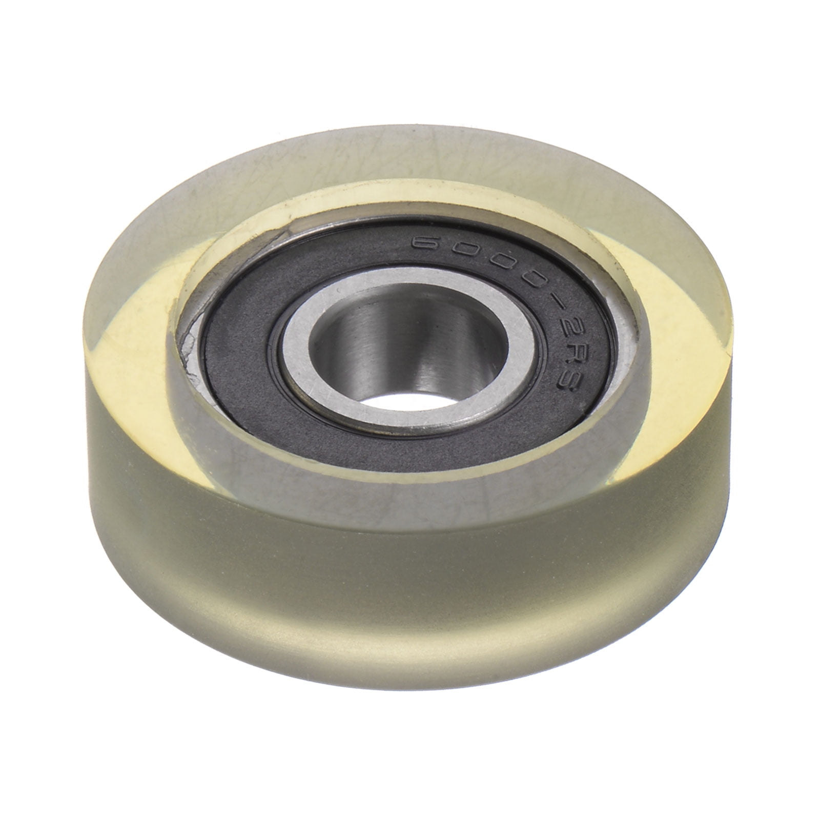 Uxcell PU Pulley Roller Bearing 10x35x11mm Polyurethane Coated Guide