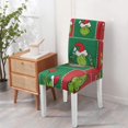 thumbnail image 6 of Chair Covers for Dining Room Chairs Stretch Christmas Printed Dining Chair Cover Set Of 6,Washable Elastic Christmas Kitchen Chair Slipcovers,Removable Seat Protector for Home or Party, 6 of 8