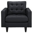 thumbnail image 2 of Ergode Empress Armchair Leather Set of 2 - Black, 2 of 5