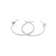 thumbnail image 2 of Pendientes de aro Michael Kors de acero inoxidable para mujer, 2 of 5