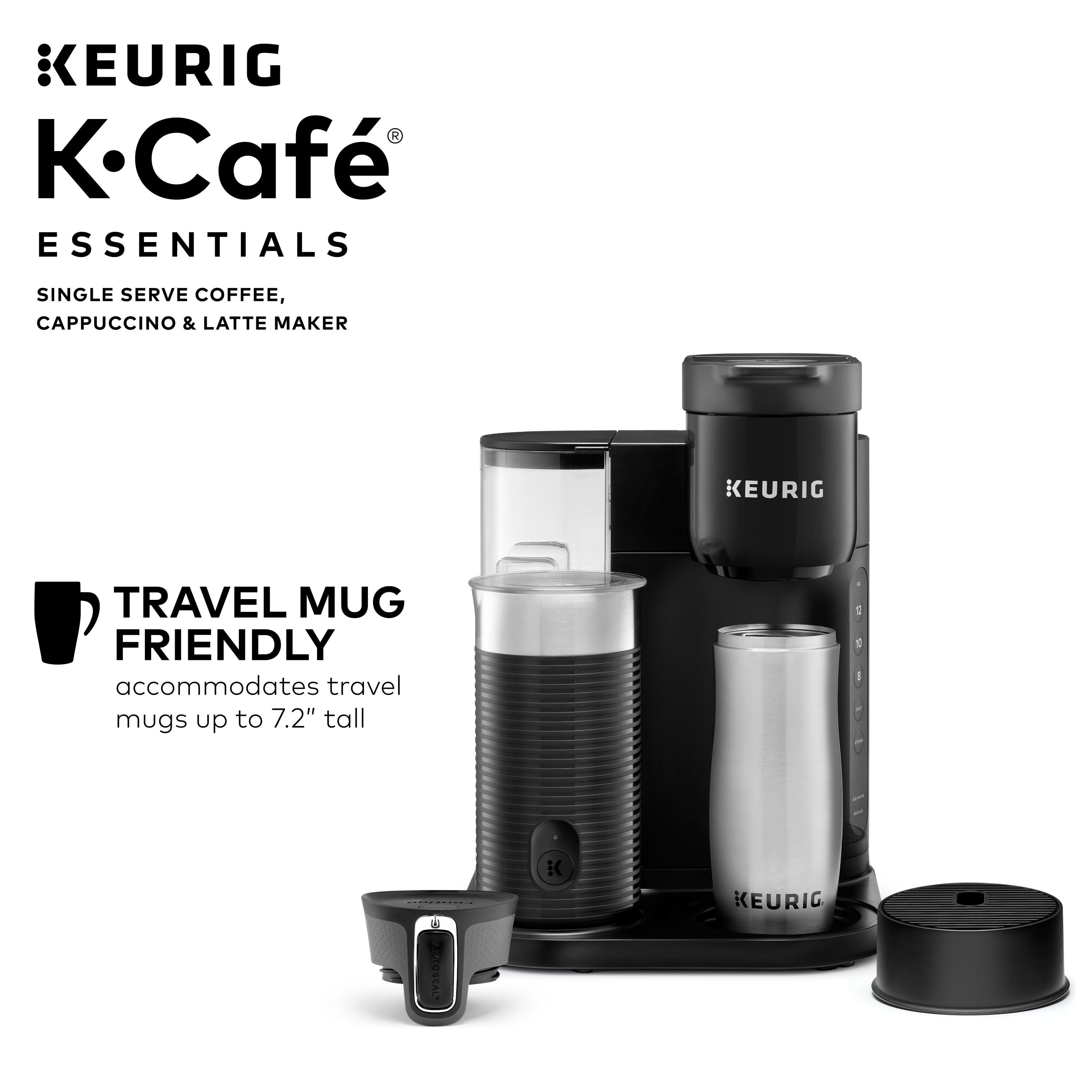  Keurig K-Cafe Special Edition Single Serve K-Cup Pod Coffee,  Latte and Cappuccino Maker, Nickel : Grocery & Gourmet Food