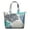 Sky-blue-70, variant on Natural Floral Aesthetic Weekender Bag, Large Capacity Zippered Tote with Durable Design, Earthy Style for Moms