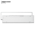 thumbnail image 4 of Mollie 2Pack 1x4 LED Flat Panel Light, 3 Color LED Panel Light Dimmable Drop Ceiling Troffer Fixture, 4000LM, 110LM/W, 4 of 11