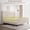 Off-white QUEEN, variant on Soft fabric Upholstered Platform Bed Frame Full Size - Wingback Headboard, 4 Storage Drawers, Button Tufted, Wooden Slats, Charging Station, No Box Spring Needed, Easy Assembly - Navy Blue