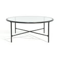thumbnail image 2 of SAFAVIEH Couture Jessa Glam Round Metal Coffee Table, Black, 2 of 10