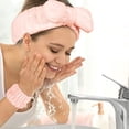thumbnail image 5 of 6 Pcs Spa Headband Face Wash Wristband and Headband Set, Microfiber Head Band Skincare Headbands Makeup Headband and Wristband Set for Washing Face, Facial Wrist Towel Washbands for Women Girls, 5 of 5
